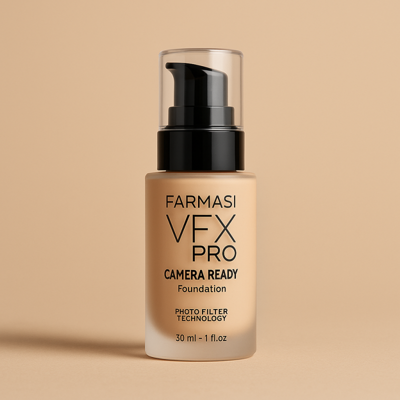 Base de Maquillaje 16 horas de Duración VFX PRO Camera Ready Foundation FARMASI